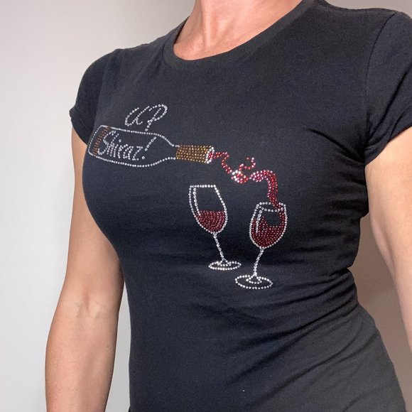T-Shirt, Black, Shiraz-Up - Picture 2 of 4